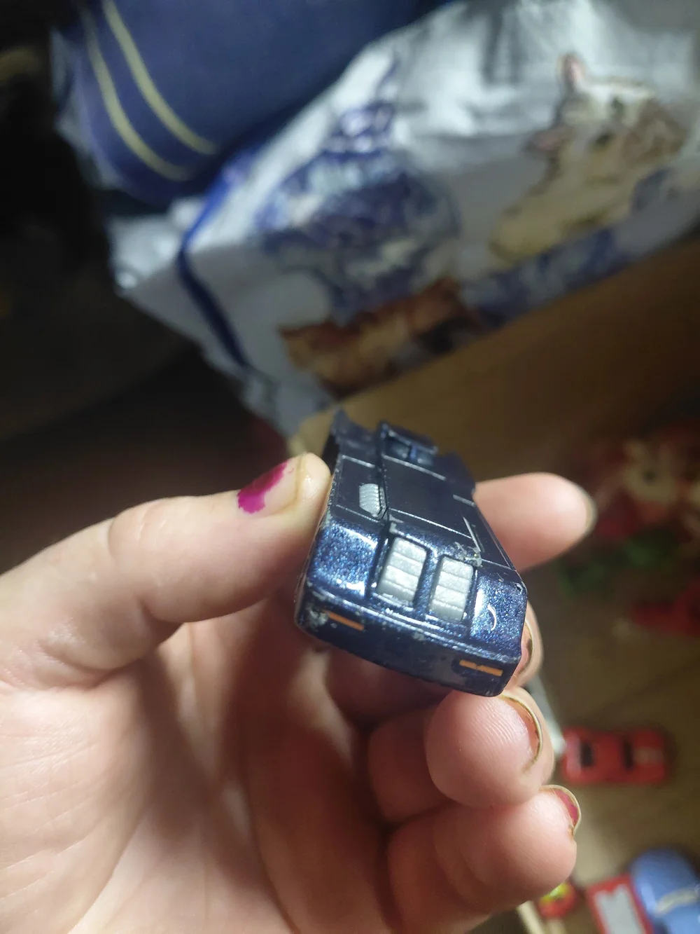 Hot Wheels die-cast toy based on the Batmobile from Batman: The Animated Series.